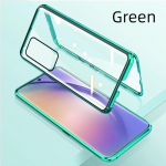 9H HD Dvipusis grūdintas stiklas Magnetai Metalinis aliuminio telefono dėklas Samsung Galaxy A16 A26 A36 A56 A15 A35 A55 A15 telefono dangtelis Galaxy A26 5G