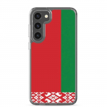 Coque T&eacute;l&eacute;phone &ndash; Samsung &ndash; Galaxy S23 Ultra &ndash; Drapeau Bi&eacute;lorussie &ndash; Souple &ndash; daugiaspalvis