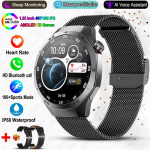 Naujas i&scaron;manusis laikrodis vyrams NFC HD AMOLED ekranas GPS judėjimo trajektorija &scaron;irdies ritmas Bluetooth skambutis sportinis i&scaron;manusis laikrodis IP68 belaidis įkrovimas Mesh juoda