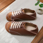 Japoni&scaron;kos Harajuku Moccasin &scaron;lepetės, moteri&scaron;kos dizainerio, sportbačiai, suvarstomi, plok&scaron;čiapadžiai, moteri&scaron;ki, užslydimo batai mergaitėms plačiais pir&scaron;tais 35