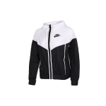 Nike Sportinė Vėjuota Striukė Su Gobtuvu Striukė Moteri&scaron;ka Striukė Juoda Balta BQ4716-011 S