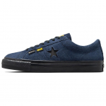 IRAK x Converse One Star Pro Low GORE-TEX Tamsiai mėlyni Unisex sportbačiai Mėlyni Juodi Ry&scaron;kiai geltoni A13646C 41