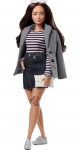 Barbie mados serijos lėlė 3 3 ir GTJ84 @BarbieStyle [Persirengimo lėlė] [Signature Gold] [Amžius Up] pilka spalva