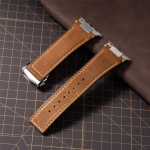 Originalus odinis dirželis Apple Watch Ultra 3 2 49mm Series 11 10 46mm Crazy Horse odinis dirželis Iwatch 9 8 7 6 Se3 45mm 44mm for Ultra 3 2 1 49mm