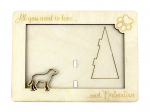 Dalmatian, Carriage Dog, Spotted Coach Dog - Photo frame, engraved wooden frame, a lovely gadget for the dog lover by Art-Dog