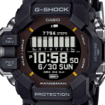 Casio G-Shock RANGEMAN GPR-H1000-1JR, GPS ir &scaron;irdies ritmo monitorius, atsparumas purvui, Bluetooth, saulės energija, ekologi&scaron;kos biomasės medžiaga, profesionalus i&scaron;gyvenimo laikrodis, naujas