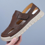 Vasarinės vyri&scaron;kos sandalijos Madingos kasdienės odinės sandalijos Kvėpuojančios tu&scaron;čiavidurės sandalijos Neslystantys sportbačiai vyrams Romėni&scaron;kos sandalijos 38