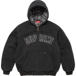 Supreme FW25 SAV1 Atspindinti su gobtuvu darbo striukė su lanku Unisex SUP-FW25-007 XL black