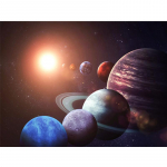 Deimantinis dažymas Saulės sistemos pilnas kvadratas/apskritimas 5D kryžminio dygsnio deimantinis siuvinėjimas Planetos mozaika Namų dekoravimo paveikslėlis Full Round 20X30CM