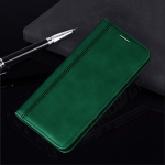 Tvirtas magnetinis atverčiamas odinis dėklas, skirtas Xiaomi POCO X3 NFC M3 Redmi Note 9 9S 8T 8 7 Pro Max 9A 9AT 9C NFC Mi 10T Lite Pro Mink&scaron;tas piniginės knygos vir&scaron;elis Fundas Redmi 9A žalia