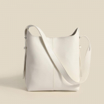 &bdquo;Vintage Designer Bucket Bag&ldquo; Dirbtinės odos rankinės, skirtos moterims per petį, laisvalaikio prekės ženklo moteri&scaron;ka rankinė smėlis