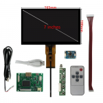 7 colių 1024 * 600 LCD ekrano tvarkyklės valdymo plok&scaron;tė su HDMI suderinama skaitmeninimo jutiklio ekrano monitorius, skirtas Raspberry Pi Banana kompiuteriui