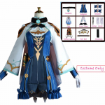 Genshin Impact Sucrose Cosplay kostiumas Genshin Sucrose Cosplay Perukas Batai Batai Anime Tarnaitė Lolita Suknelės Vakarėlio Kostiumas Didelis dydis Costume Only-S&Genshin Impact