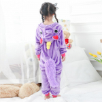 Vaikų Kigurumi Onesie Vienaragio pižama Vaikams Gyvūnų Animacinių filmų kostiumas Žieminis berniukas Mergaitei Licorne Kombinezonas 4T