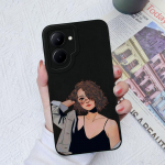 OPPO Realme C30 C31 C35 C33 C55 Realme GT Neo 5 telefono dėklas Mielas mados fotoaparato apsauga berniukui mergaitei mink&scaron;tas silikonas skirtas Realme C11 C12 Funda buferiui Realme C11