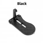 Sulankstomas automobilio stogo bagažinės laiptelis automobilio durų laiptelis universalus užrakto kablys, pagalbinis vaik&scaron;tantis automobilio kojos pedalas, aliuminio lydinio apsauginis plaktukas juoda