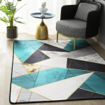 Geometrinis kilimas svetainei Aksominis kilimėlis Miegamojo prie lovos Kvadratiniai kilimėliai Mink&scaron;ti pūkuoti kilimai Namai Vaikų Salonas Sofos Stalo Dekoro Kilimėlis 120x160cm