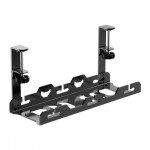 Kabelių tvarkymas po stalu Kabelių dėklas po stalu Be gręžimo Vietą taupantis Laidus tvarkymo dėklas po stalu Stalui ir namams