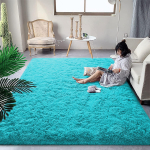 Auk&scaron;tos kokybės ir itin mink&scaron;tas pliu&scaron;inis kilimas Miegamojo lovos kilimėlis Svetainės vaikų kambarys Neslystantys namų dekoravimo kilimai 90x150cm