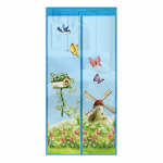 Apsaugokite nuo uodų ekrano &scaron;ifravimo magneto nuo uodų tinklelio užuolaidos tiulio durų ekrano magnetinis moustiquaire Porte 3 spalvos 90x210CM