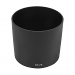 ET-73 Plastic Black Camera Mount Lens Hood Fit for Canon EF 100mm f 2.8L Macro IS USM Lens