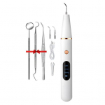 Ultragarsinis dantų apna&scaron;ų valiklis, ne&scaron;iojamas elektrinis dantų skaleris, įkraunamas USB, dantų akmenų &scaron;alinimo prietaisas, dantų akmenų &scaron;alinimo priemonė, dantų valymo įrankiai 1 Set