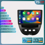 Ossuret Carplay 2din Android Automagnetola Peugeot 2005 Toyota Aygo 2014 Citroen C1 Automagnetolai Multimedia Vaizdo Grotuvas GPS Navigacija Carplay Auto 4G RDS DVR P3CP 4Core 2G 64G AI