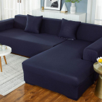 Universalus Elastingas Sofa Klojinių Užvalkalas - Vienspalvis, Atsparus Įbrėžimams, Apsauga keturiems sezonams Chaise Lounge klojiniams 2-Seater (145-185cm)