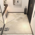 Auk&scaron;čiausios kokybės neslystantis, purvui atsparus, pjaustomas įėjimo durų kilimėlis su medžiaginiu pagrindu - Lengvai valomas prie&scaron;kambario kilimas 120x180cm Belgium velvet