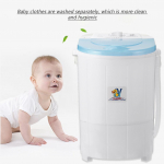 2 kg Ne&scaron;iojama Drabužių Skalbimo Ma&scaron;ina Vieno Būgno Mini Skalbimo Ma&scaron;ina Skalbimas Ir Dehidratacija 250W
