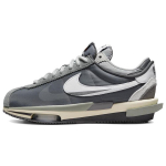 sacai x Nike Zoom Cortez SP Geležies Pilkumo Unisex Sportbačiai Tamsiai Pilki Balti DQ0581-001 48.5