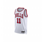 Nike NBA Bulls DeRozan Nr. 11 Fanų versijos krep&scaron;inio mar&scaron;kinėliai 2022-2023 Unisex vir&scaron;ūnės Balta DN2072-101 M