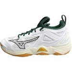 Mizuno Wave Momentum 3 Balti Žali Auksiniai Unisex Sportbačiai V1GA231244 40