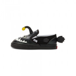 Vans Slip-On V Mažyliams Angler Fish Kūdikio Sportbačiai Juodi True-White VN0005WM6BT 25.5