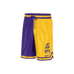 Nike Dri-Fit NBA Los Andželo &bdquo;Lakers&ldquo; kontrastingo spausdinimo sportiniai &scaron;ortai vyrams su geltona spalva DR9351-728 S