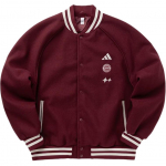 Adidas X BSTN Bendradarbiavimas X FC Bayern Bendradarbiavimas SS25 Patogus Paprastas Bėgimo Apykaklės Madingas Striukė Unisex Striukė Ruda JF0583 M black