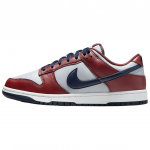 Nike Dunk Low Tamsiai Raudonos Obsidianinės Unisex Sportbačiai Vilko Pilki Komandiniai Tamsiai Raudoni Balti HF5441-003 42.5