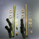 Abiejų priekinių apatinių A-svirčių įvorių a&scaron;ies komplektas, skirtas Polaris Sportsman 570 600 700 800 ACE Trail Blazer 250 330 400 7501093