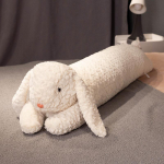 Kawaii ilga milžini&scaron;ka garbanota gyvūno zuikio pliu&scaron;inė pagalvė lėlė dramblys zuikis lokys dinozauras mink&scaron;ta pagalvė namų dekoras palydėti miegą about 90cm
