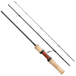 SHIMANO Cardiff Native Special Suktukas mažoms kalnų upėms ir Iwana S42UL-3 me&scaron;kerė, 3 dalių trumpa, Upelių i&scaron;takos, Upeliai, Yamame, Amago, juoda
