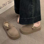 Retro storapadės Birkenstock pusbačiai, nauji pavasariniai auk&scaron;tinantys Birkenstock batai 35 chaki