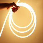Beigong 360 laipsnių vandeniui atspari apvali neoninė LED juosta 10 meters
