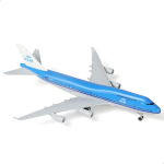QIYUMOKE KLM 747 Lėktuvo Modelio Rinkinys Surinktas Lėktuvas Su Tūpimo Įranga ir Stovu Suaugusiųjų Dydis 1/400 (6 colių L) - -
