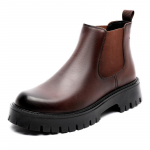 Pavasariniai verslo Chelsea vyri&scaron;ki batai apvaliu pir&scaron;tu storas padas kasdieniai batai patogūs klasikiniai trumpi batai originalūs walking armijos ankle boots 38 ruda