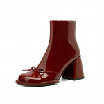 Moteri&scaron;ki auk&scaron;takulniai Goti&scaron;ki Ankle Boots Moteris Žiemos Trendas Kaspinai Eleganti&scaron;ki Odiniai Stambus Botas Mujer Seksualūs Sniego Platforma Vestuviniai Batai 34