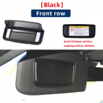 39819389 Automobilio priekinės saulės skydelio vizierio veidrodėlio dangtelis makiažui ir kosmetikai Volvo XC60 2013-2017 XC90 2013-2014 S80 2014-2015 juoda
