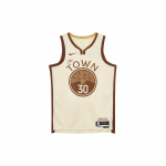 Nike Stephen Curry Golden State Warriors Miesto Edition Didesniems Vaikams Nike NBA Swingman Mar&scaron;kinėliai HM5981-123 2XL