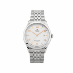Tudor 1926 serijos automatinis mechaninis judėjimas Atsparus vandeniui Datos rodymas Reljefinė apdaila Laikrodis Vyri&scaron;ki laikrodžiai Sidabrinis M91650-0001 26-Day Warranty (Random Date)