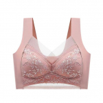 Auk&scaron;čiausios kokybės nėriniai moteri&scaron;ki apatiniai Seksualūs ir patogūs be plieno žiedai, fiksuoti kau&scaron;eliai, surenkami maži didelio dydžio liemenėlės plona dalis XXL