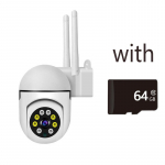 5G ir 2.4G dviejų juostų belaidė apsaugos kamerų sistema lauke namuose 5G Wifi naktinio matymo kamera 1080p HD AU Plug+64G Card